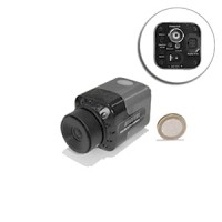 Mini camera filaire CCD N-B 600 lignes objectif C-CS