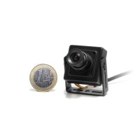 Micro caméra carrée couleur 700 lignes avec micro objectif