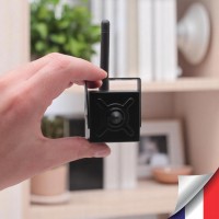 Micro caméra pinhole WiFi à intégrer enregistrement Ultra HD 4K alerte détection humaine avec carte SD 256Go