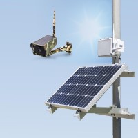 Kit vidéosurveillance 3G 4G autonome solaire avec une caméra camouflage solaire WiFi HD 1080P 64 Go