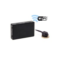 Kit micro caméra carrée avec micro enregistreur IP WiFi sur carte microSD 