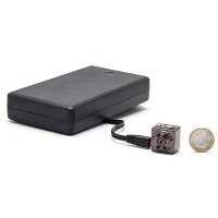 Kit mini caméra HD 1080P infrarouge invisible longue autonomie avec enregistrement sur carte microSD 32 Go