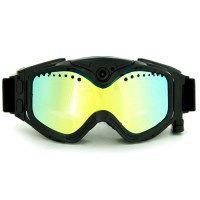 Masque de snowboard caméra HD 720P 16Go noir