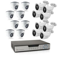 Kit videosurveillance 16 cameras AHD 1080P avec enregistreur 16 voies HDD 2 To inclus