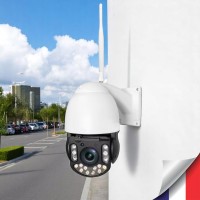 Caméra IP WiFi pilotable intelligente UHD 2K détection de mouvement humaine véhicule et animaux autotracking essuie glace Zoom X20