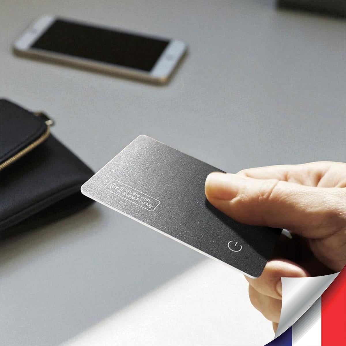 Tracker GPS Ultra plat iOS Recharge Induction & Localisation Précise via Apple Localiser