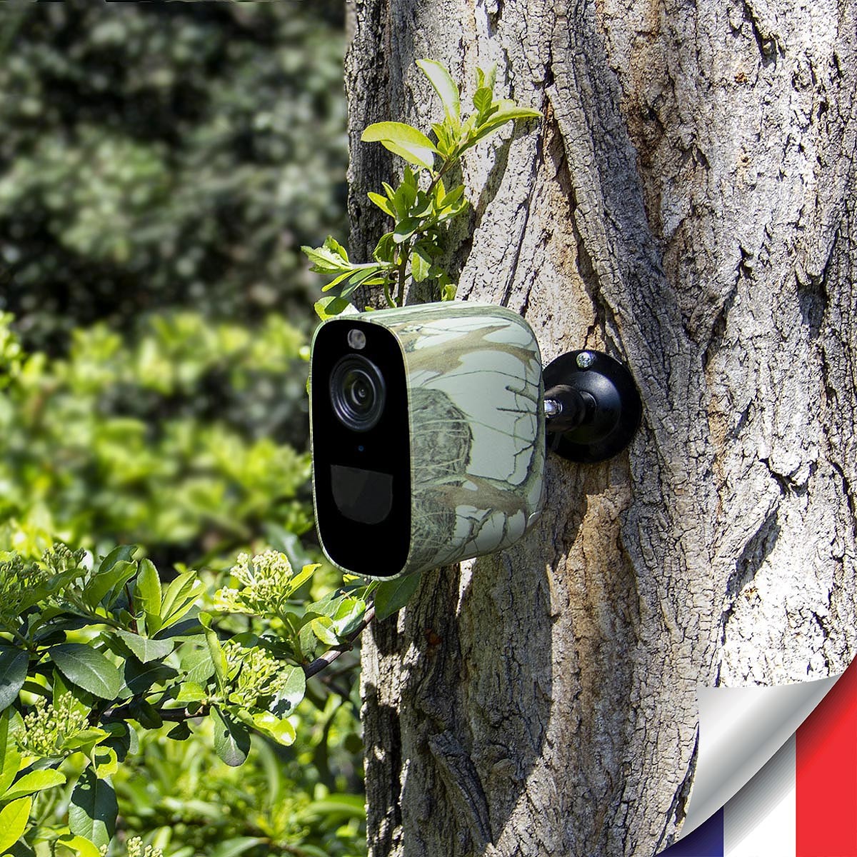 Smart caméra 4G camouflage 4Mpx 2K infrarouge invisible très longue autonomie detection de mouvement et humaine 128Go