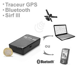 Micro Enregistreur de données GPS Bluetooth