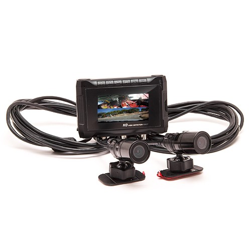 Double caméra sport HD 1080P objectifs déportés et enregistreur GPS