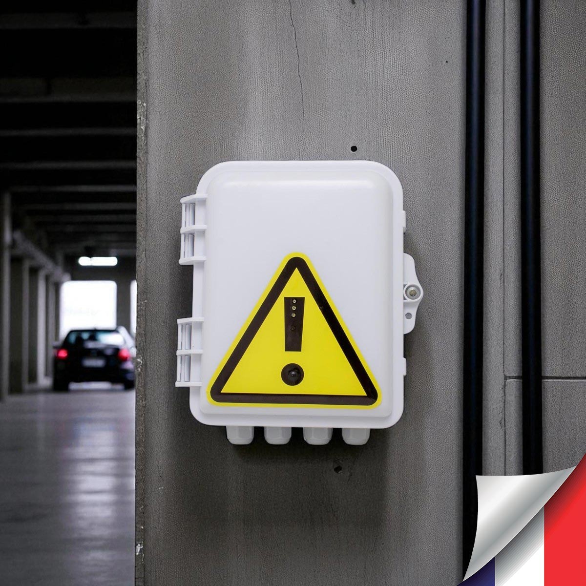 Caméra espion WiFi HD 1080P dans boîtier fibre factice - enregistreur 128 Go IR invisible ultra longue autonomie