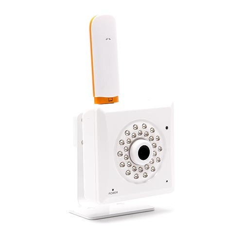Caméra intérieure IP 3G vision nocturne avec détection sur SDHC et accès smartphone