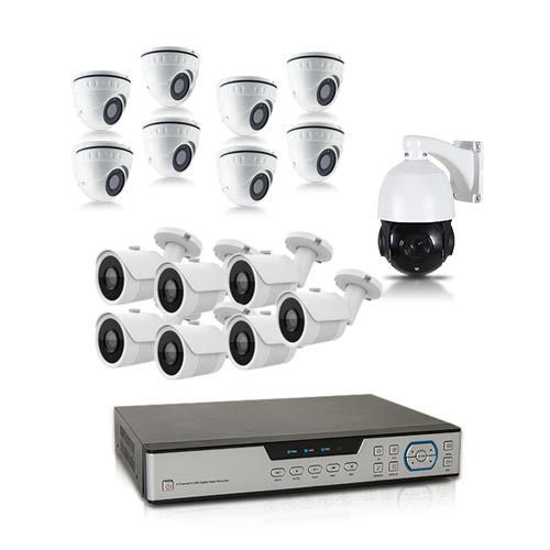 Kit video surveillance 1 To avec 16 cameras 700 lignes 