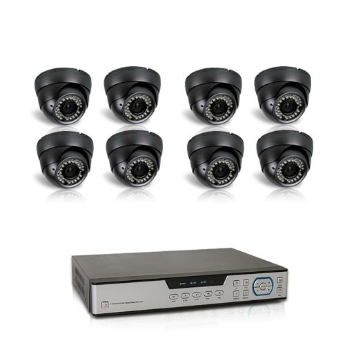 Kit vidéosurveillance 1 To avec 8 caméras AHD 1080P intérieures