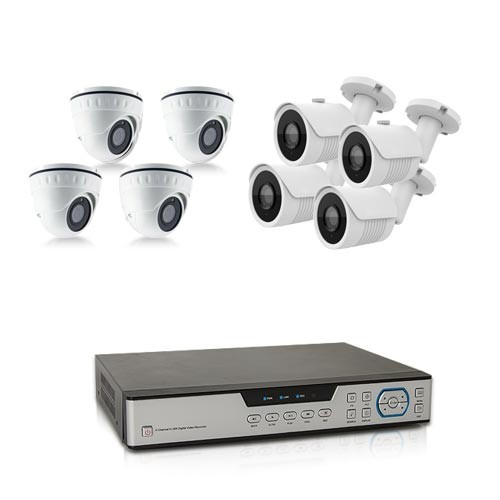 Kit video surveillance 1 To avec 8 cameras 500 lignes