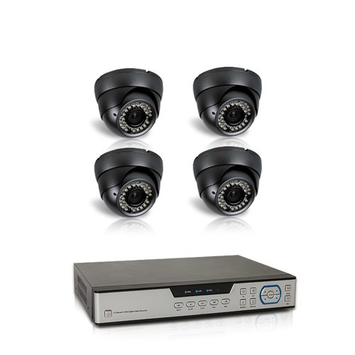 Kit vidéosurveillance 1 To avec 4 caméras AHD 1080P intérieures