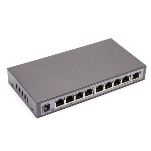 Switch PoE 8 ports IEEE 802.3af at 