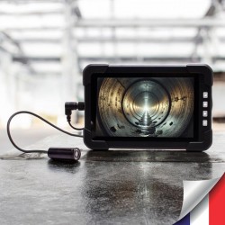 Kit caméra d'inspection étanche câble de 25 mètres avec enregistrement sur écran LCD 7 pouces autonome mémoire 128 Go