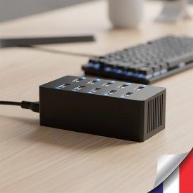 Multiprise USB caméra WiFi espion Détection de mouvement écoute à distance mémoire 32Go