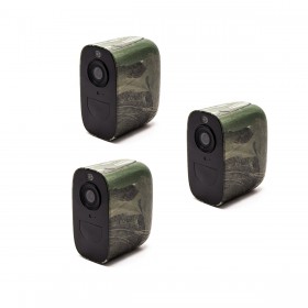 Kit de 3 caméras smart camouflages alarme WIFI 1080P IR invisible 128Go longue autonomie détection de mouvement audio bidirectionnel