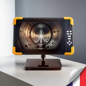 Écran tactile étanche 10,1 pouces IPS Full HD pour caméras d'inspection Enregistrement 4K HDMI et WiFi intégré
