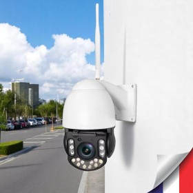 Caméra IP WiFi pilotable intelligente UHD 4K détection de mouvement humaine véhicule et animaux autotracking essuie glace Zoom X20