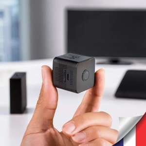 Micro caméra WiFi FHD 1080P autonome infrarouge invisible detection mouvement carte SD 32Go