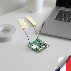 Micro routeur industriel professionnel 3G 4G connexion WiFi pour intégration avec antennes ultra plates alimentation 12V ou 5V