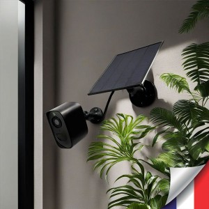 Caméra noire 4G solaire 2K infrarouge invisible batterie très longue autonomie detection humaine et mouvement 128Go