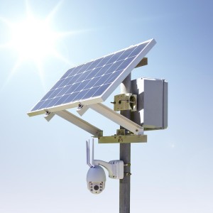 Kit vidéosurveillance 24h sur 24h caméra 4G HD 1080P pilotable solaire Zoom X5 autonome waterproof 64Go