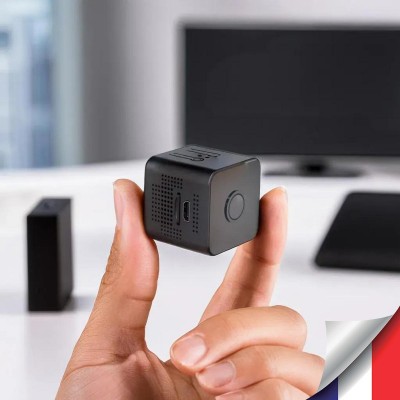 Micro caméra WiFi FHD 1080P autonome infrarouge invisible detection mouvement carte SD 32Go