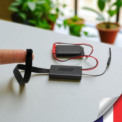 Micro caméra FHD 1080P WiFi à intégrer enregistrement continu et détection de mouvement 128Go