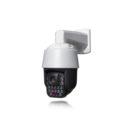 Caméra pilotable IP UHD 4K Zoom 36X waterproof Infrarouge 300 mètres alarme et détection humaine et véhicule accès à distance via iPhone Android et PC