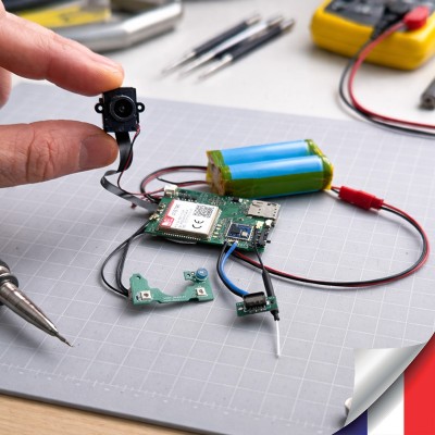 Module micro caméra HD 1080P WiFi ou 4G avec détection de mouvement vision nocturne infrarouge invisible 128 Go