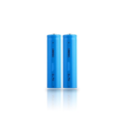 Pack de 2 batteries 3,7V rechargeable lithium-ion type 18650 capacité 3200 mAh basse température