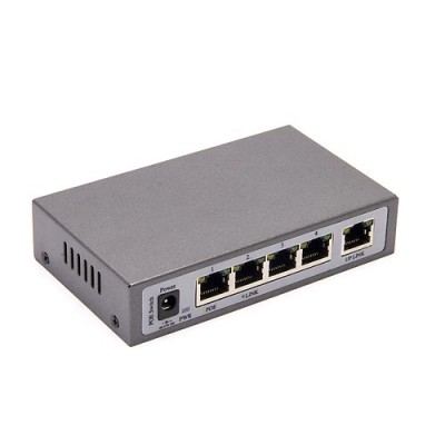 Switch PoE 4 ports IEEE 802.3af at 