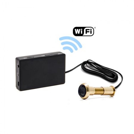 Kit camera cachée judas avec micro enregistreur IP WiFi sur carte microSD 