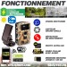 Camera de chasse autonome solaire photo 48 Mpx vidéo audio Full HD vision nocturne IP66 avec connexion Wi-Fi direct