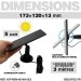 Kit vidéosurveillance 3G 4G autonome avec 2 caméras solaires WIFI UHD 2K