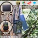 Caméra de chasse 4G Ultra HD 4K IR invisible GPS alerte push envoi photo et vidéo sur application iOS et Android serveur cloud e-mail et FTP avec panneau solaire 