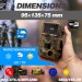Camera de chasse autonome solaire photo 48 Mpx vidéo audio Full HD vision nocturne IP66 avec connexion Wi-Fi direct