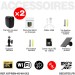 Kit vidéosurveillance 3G 4G autonome avec 2 caméras solaires WIFI UHD 2K