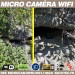 Kit micro caméra WiFi HD 1080P longue autonomie waterproof avec détection de mouvement PIR et vision nocturne invisible 128 Go 