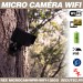Kit micro caméra WiFi HD 1080P longue autonomie waterproof avec détection de mouvement PIR et vision nocturne invisible 128 Go 