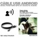 Ecoute à distance Balise GPS dans un câble USB pour android