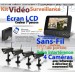 Kit videosurveillance sans-fil 4 caméras