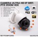 Caméra PTZ intelligente UHD 8MP IP WiFi détection audio et humaine autotracking IR Zoom X20 pilotable à distance via iPhone Android et PC