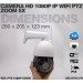 Caméra PTZ intelligente HD 1080P IP WiFi détection humaine autotracking IR Zoom X5 pilotable à distance via iPhone Android et PC
