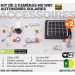 Kit de 2 Smart caméras solaires autonome WiFi HD 1080P 