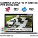 Caméra PTZ IP GSM 4G WiFi UHD 5 Mpx ZOOM 22X waterproof Infrarouge accès à distance via iPhone Android et PC