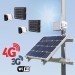 Kit vidéosurveillance 3G 4G autonome solaire avec 2 smart caméra solaire WiFi HD 1080P 64 Go